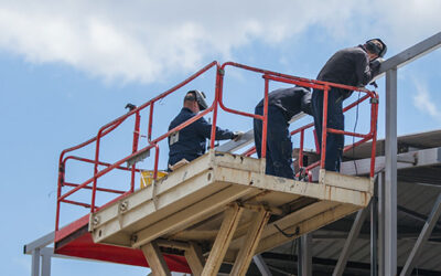 Employee crushed while using elevating work platform