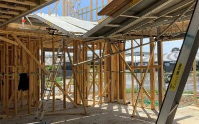 Employee falls through stair void on housing construction site